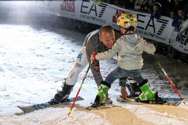Summer Snow Show Tonight in Alta Badia