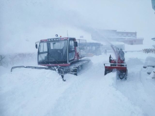 Huge Snowfalls in the Alps and Snow Elsewhere Too