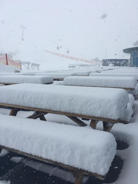 Big Summer Snowfall in the Alps!