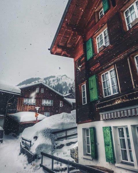 Fresh Snow Starts to Build in the Alps