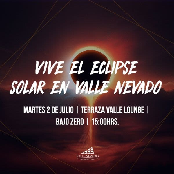 Ski Day to End With Total Solar Eclipse in The Andes