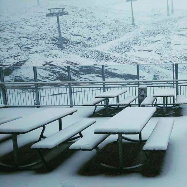 First October Snowfall in the Alps