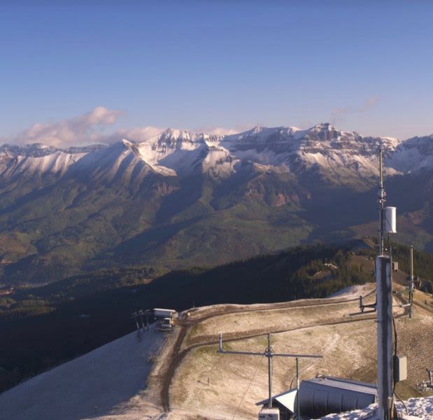 First Snow on US Peaks