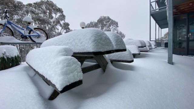 Snowfalls in the Alps, Australia, Dolomites, Pyrenees, Scandinavia, North America and NZ 