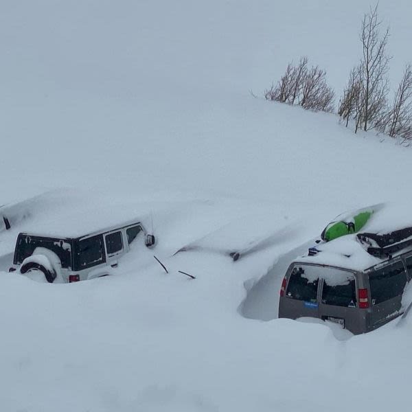 Huge Snowfalls in Utah