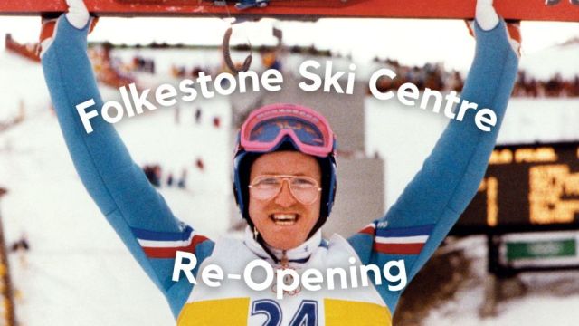 Eddie the Eagle Opens Refurbished Dry Ski Slope