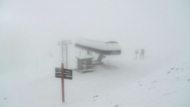 August Snowfall in North America