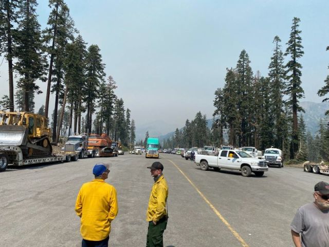 Wildfire Reaches Sierra At Tahoe Ski Resort in California