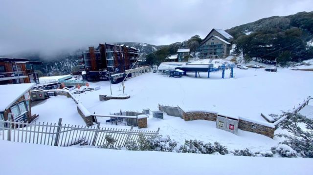 Nearly Summer Snow in Australia