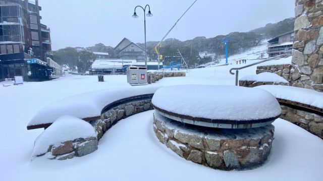 Nearly Summer Snow in Australia