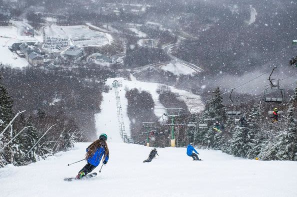 Snowy Opening Day in New England