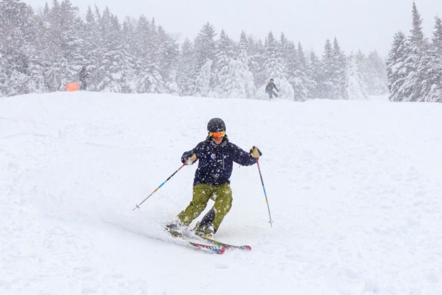 Snowy Opening Day in New England