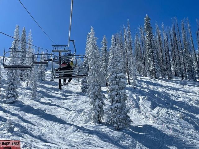 Heavy Snowfall in The Rockies