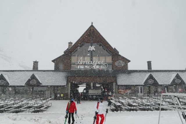 Snowfall in the Pyrenees