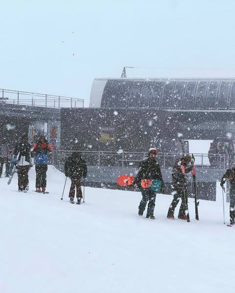 Heavy Spring Snowfall Starts in the Alps