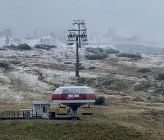 Fresh Snowfall in the Alps