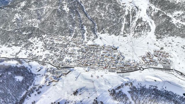 Fresh New Year Snowfall in the Alps