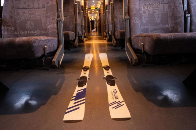 Norwegian Ski Train Gets New Paint Job