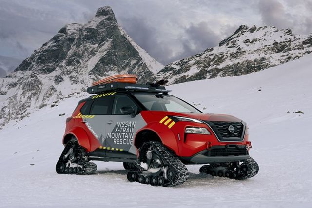 Nissan Create X-Trail Model For Mountain Rescue