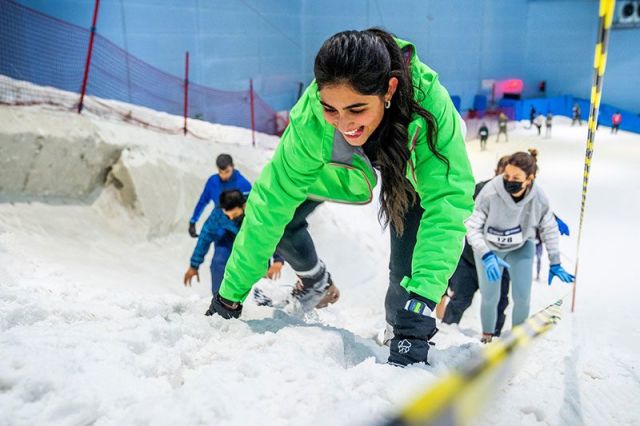 Indoor Snow Running in Dubai