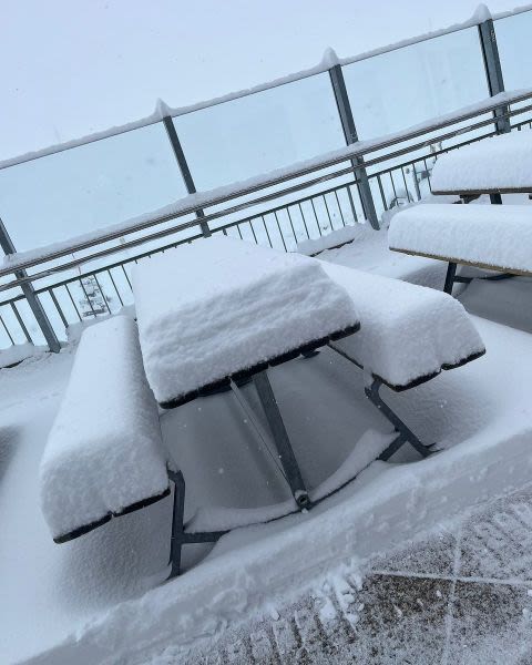 20cm of Summer Snowfall in 24hrs in the Alps