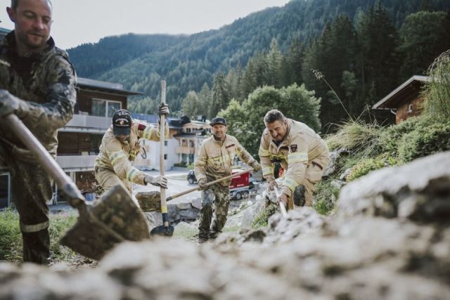 St Anton Clean Up After Major Flood Damage