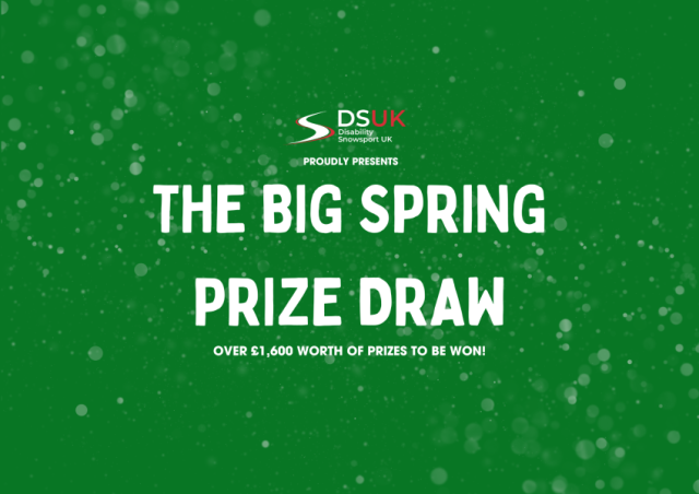 'The Big Spring Prize Draw' From Disability Snowsport UK