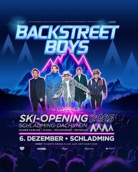 Backstreet Boys to Launch Schladming’s 25-26 Ski Season