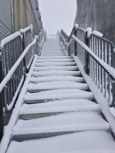 Summer Snowfall in The Alps