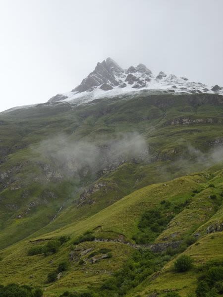 Summer Snowfall in The Alps