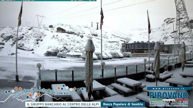 Summer Snowfall in The Alps