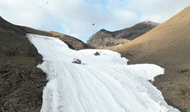 Mürren Opening Snowpark in September