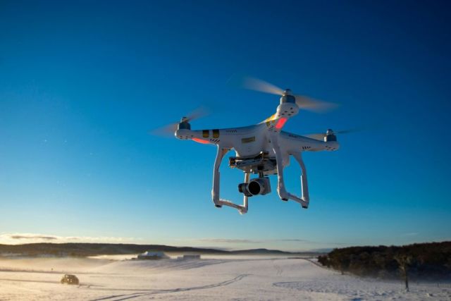 Avalanche Detection Drone for La Plagne