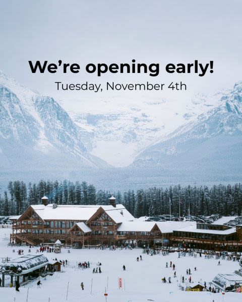 Lake Louise Second Canadian Area to Start Season Early, Today 