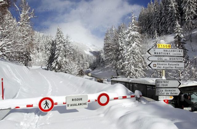 Heavy Snowfall in the Alps