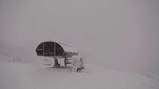 Summer Snow On Canadian Peaks