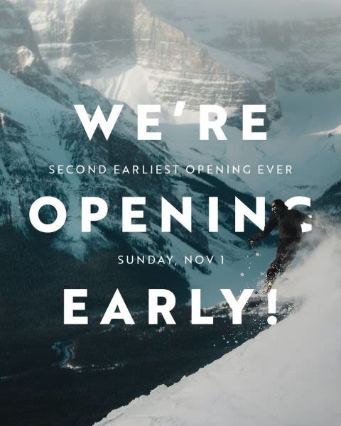 Canada's Season Starting Tomorrow, 1 Nov, 6 Days Earlier Than Expected 