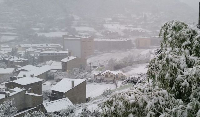 Snow in Spain!