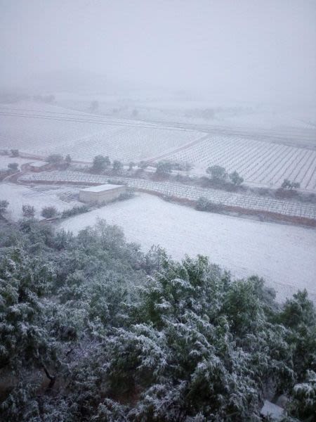 Snow in Spain!