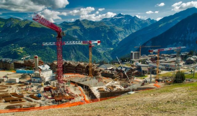 Work progressing on Men's Downhill Course for 2023 World Ski Championships