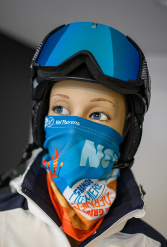 Val Thorens launch integral scarf/mask for winter 2020/21