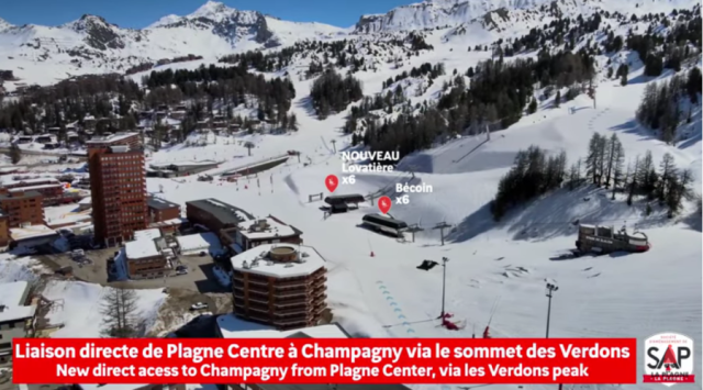 New 6-Seater Chairlift for La Plagne