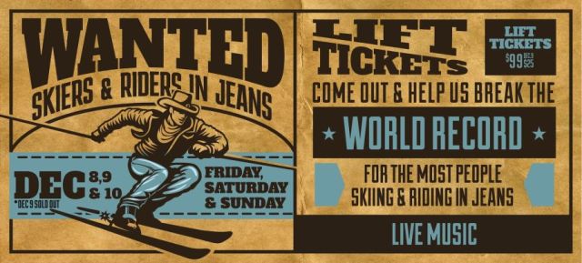 Jackson Hole smashes world record for most denim-clad skiers