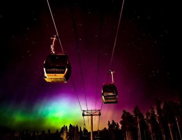 The Best Photos of the Northern Lights in Ski Resorts