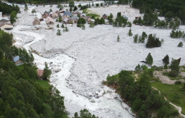 Village near Les 2 Alpes suffers worst flood for 10,000 years