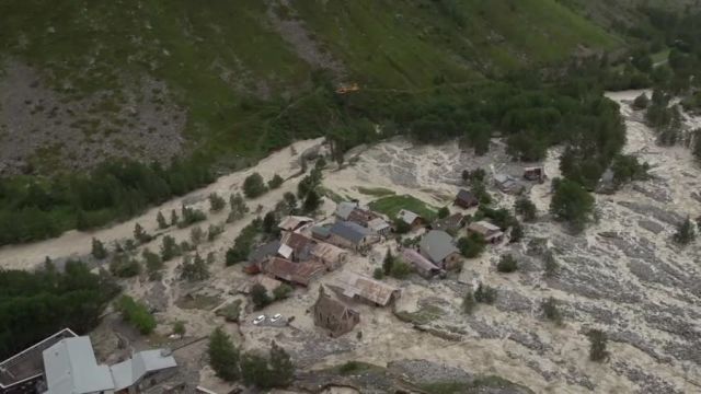 Village near Les 2 Alpes suffers worst flood for 10,000 years