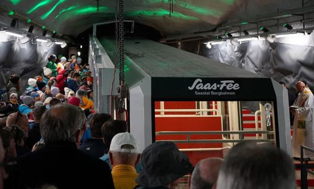 Metro Alpin funicular updated in Saas Fee