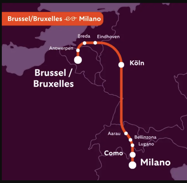 New Brussels-Milan Sleeper Train Offers New Rail Route to the Alps