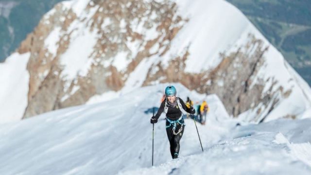 French athlete sets new Women's Speed Record on Mont Blanc in Chamonix
