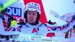 Ryding Takes Second Place in Kitzbuhel Slalom He Won Last Year